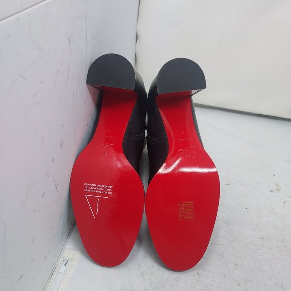 Christian Louboutin Black Heel Adoxa Ankle Boot - Picture 2 of 14